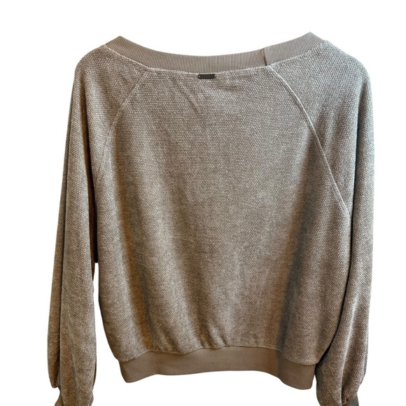 Prana Kanapee Tan Crew Neck Sweater Soft Knit Pullover - Picture 2 of 10